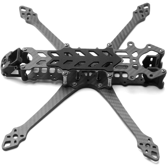 Wholesale poison Bee 7 Inch  FPV Carbon Fiber Freestyle Drone Frame Kit Wheelbase 295mm Arm 5.0mm Suitable for Long Range Drone